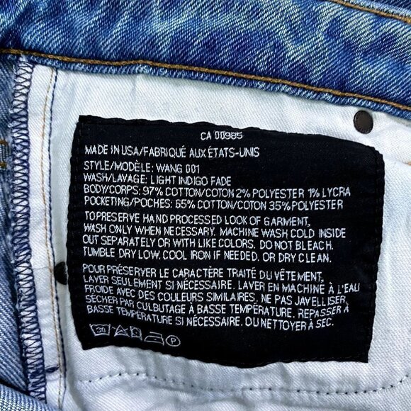 Denim X Alexander Wang WANG 001 Slim Fit Jeans 27 - Picture 9 of 10